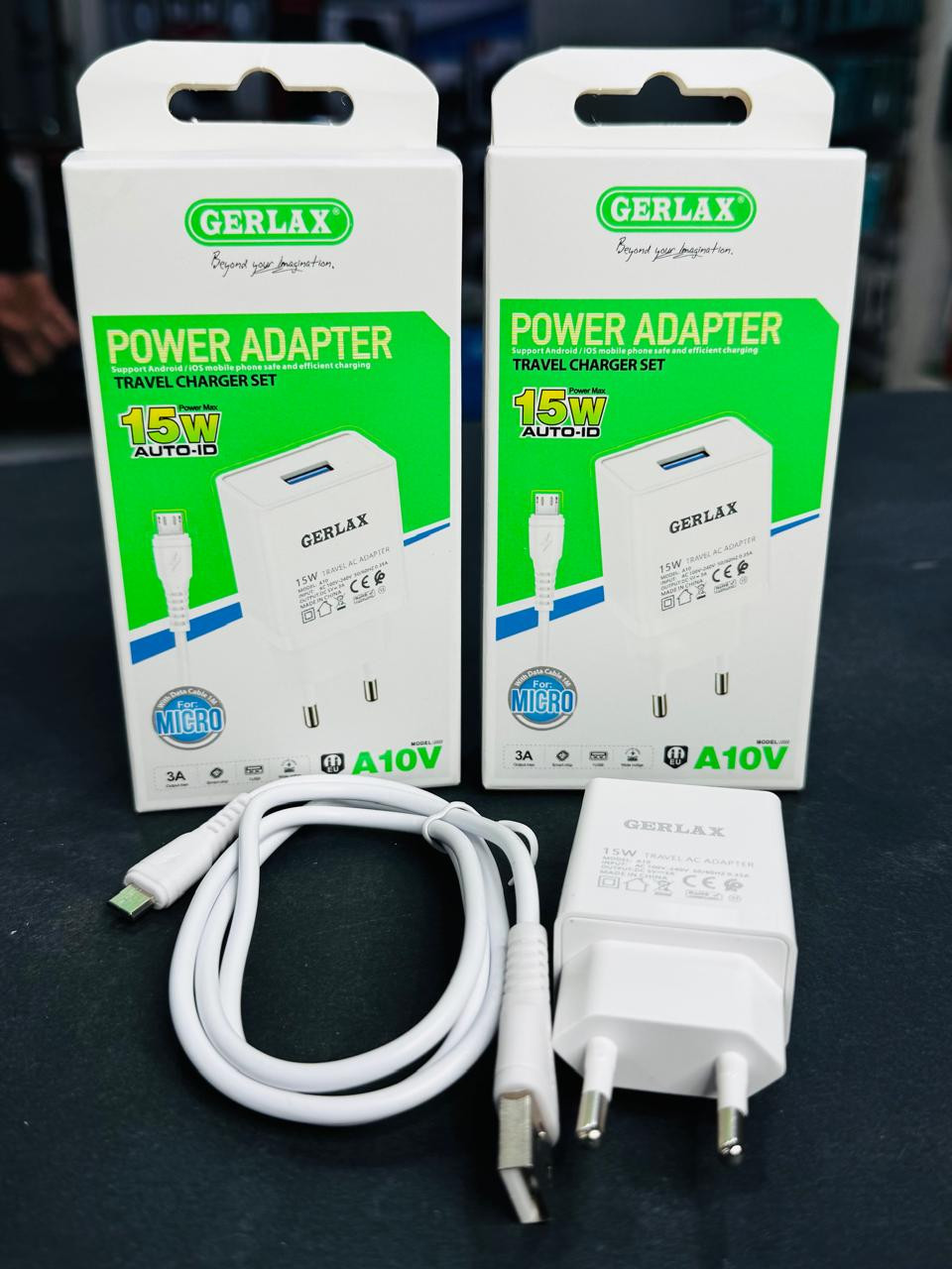 شاحن ميكرو Gerlax A10V 15w